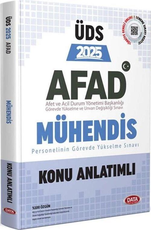 Data Yayınları 2025 ÜDS AFAD Mühendis Konu Anlatımlı