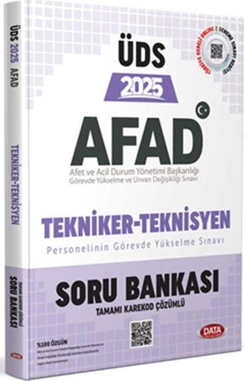 Data Yayınları 2025 ÜDS AFAD Tekniker Teknisyen Soru Bankası
