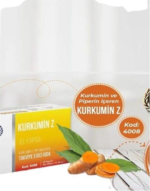 Kurkumin Z - Jel Kapsül Takviye Edici Gıda