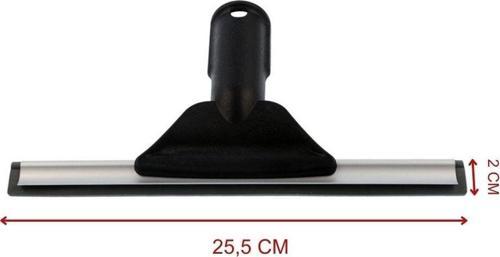 Buharlı Temizleme Makinesi Cam Silme Aparatı Yedek Başlığı 25,5 x 2 cm