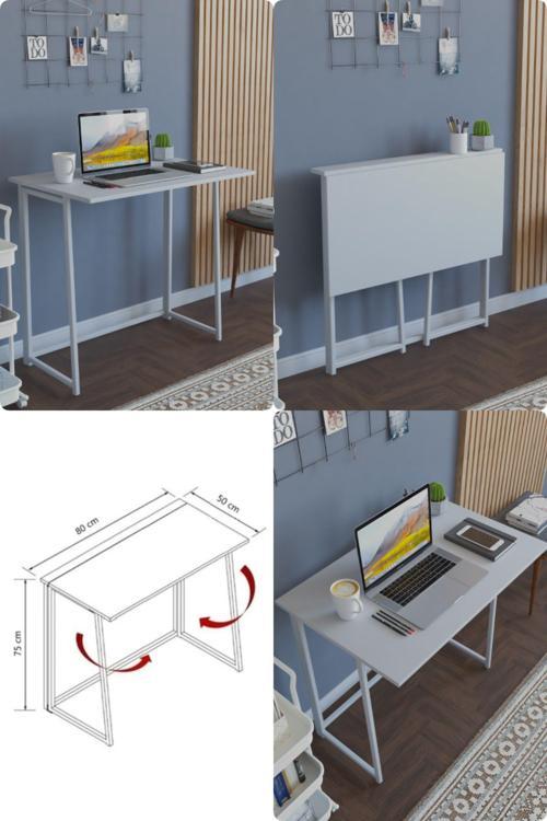 Premium Katlanır Çalışma Masası Katlanabilir Pratik Çalışma Masası Bilgisayar Masası Çizim Masası