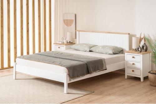Flora Modern Inci Beyaz Tek Kişilik Karyola
