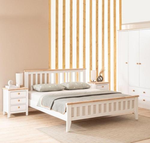 Perla Modern Inci Beyaz Tek Kişilik Karyola