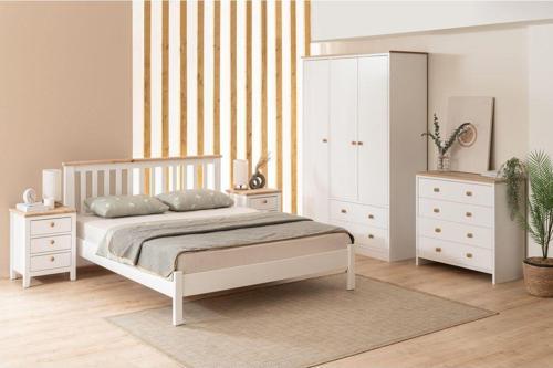 Güney Çocuk Ve Genç Odası Soft Beyaz Karyola