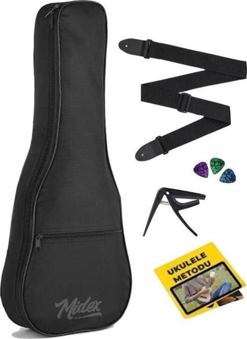 CS-21A Soprano Ukulele Kılıfı (Askı Capo Pena)