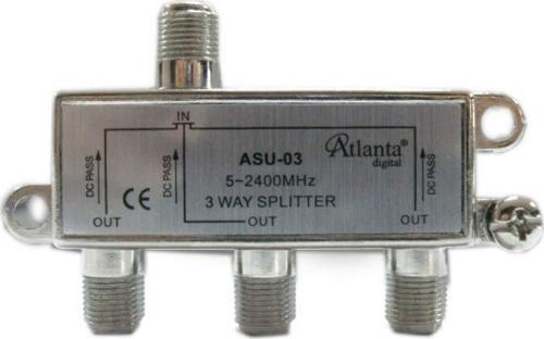 ASU-03 1/3 3lü Uydu Bölücü Splitter 5-2400 MHz