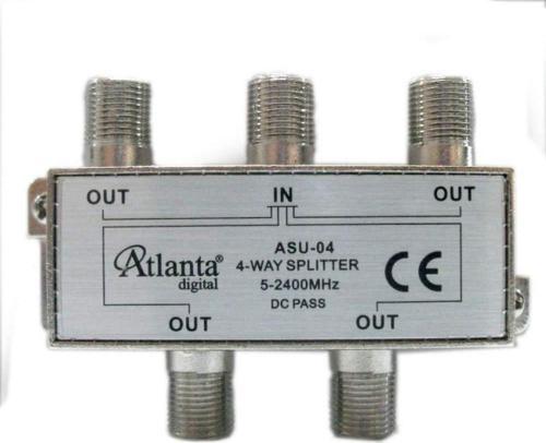 ASU-04 1/4 4lü Uydu Bölücü Splitter 5-2400 MHz