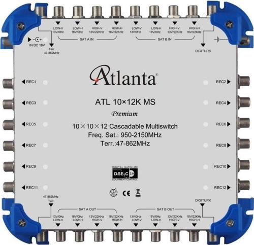 10/12 10x12 Santral Merkezi Sistem Multiswitch ( Geçişli Kaskatlı )