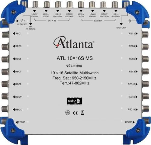 10/16 10x16 Santral Merkezi Sistem Multiswitch ( Sonlu ) + Adaptör