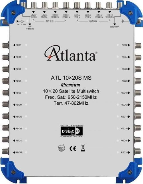 10/20 10x20 Santral Merkezi Sistem Multiswitch ( Sonlu ) + Adaptör