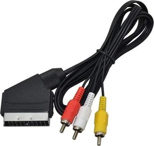 Scart & 3 RCA Kablo