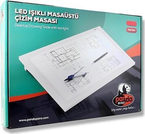 Led Işıklı Çantalı Çizim Masası 50x70cm Pan910