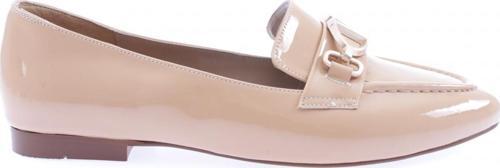 Kadın Üzeri V Toka Loafer Nude Kırık Rugan 26521085