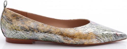 Kadın Sivri Burun Babet Sarı Yılan 2773557