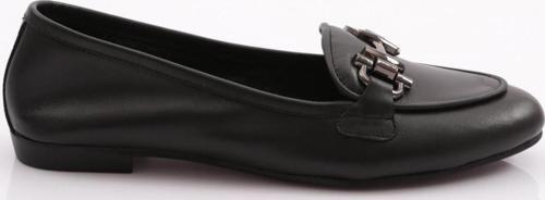 24059H Kadin Metal Aksesuarli Babet