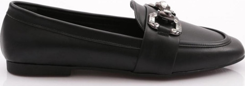 Kadın Kristal Tokalı Loafer Siyah 61152534
