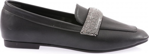 Kadın Silver Taş Tokalı Loafer Siyah 61112534