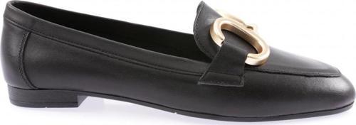 Kadın Metal Tokalı Loafer Siyah 693381