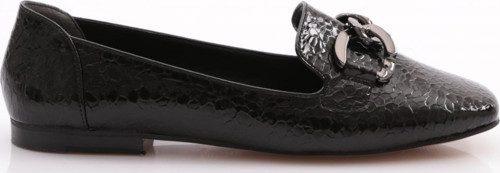 Kadın Düz Burun Babet Siyah Balık Sırtı 351262621