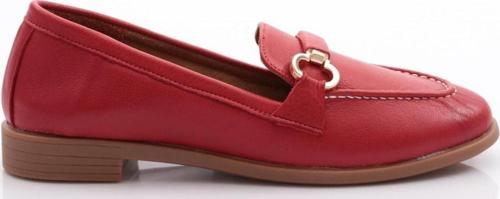 1853 Kadin Oval Burun Loafer Ayakkabi