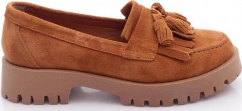 2836 Kadin Püsküllü Loafer Ayakkabi