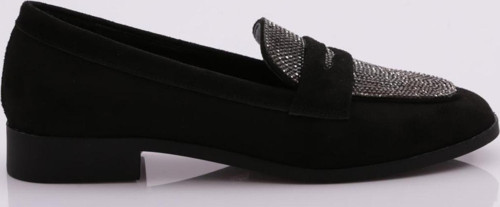 Kadın Loafer Ayakkabı Siyah Süet 4464535