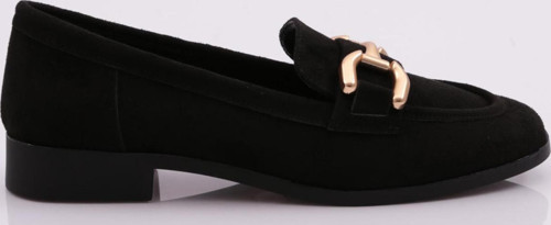 Kadın Loafer Ayakkabı Siyah Süet 4461535