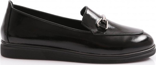Kadın Loafer Ayakkabı Siyah Rugan 51102678