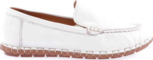 Kadın Dikiş Detaylı Loafer Ayakkabı Beyaz 71432110