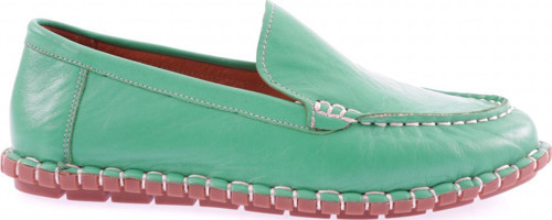 Kadın Dikiş Detaylı Loafer Ayakkabı Çimen Yeşili 71432110
