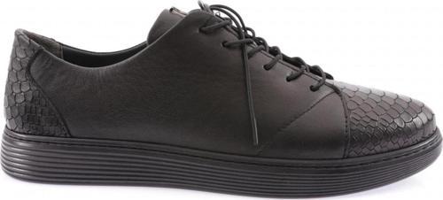 Erkek Baskılı Sneaker Ayakkabı Siyah 8413197