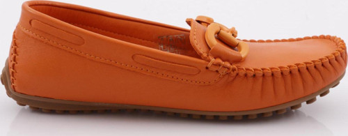 Kadın Aksesuarlı Loafer Ayakkabı Orange 212162885