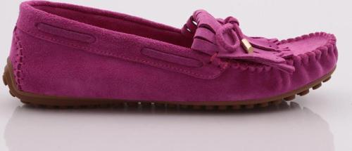 Kadın Püskül Detaylı Loafer Ayakkabı Fuşya Süet 212292885