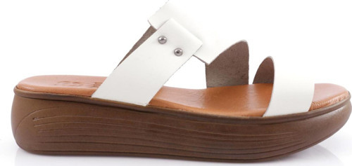 Kadın Troklu Kalın Taban Terlik Beyaz 62132110