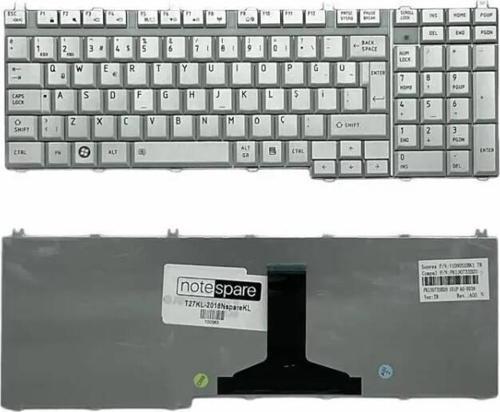 Toshiba Satellite P305D Uyumlu Notebook Klavye  - Silver - TR