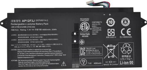 Acer S7-391-53314G25aws Notebook Bataryası Pili