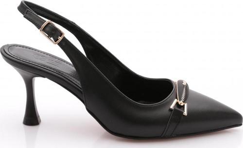 Kadın Tokalı Topuklu Ayakkabı Siyah 367463539