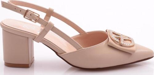 K639 Kadin Yanlari Açik Topuklu Ayakkabi