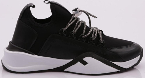 Kadın Taş İşleme Bağcık Sneaker Siyah 161253363