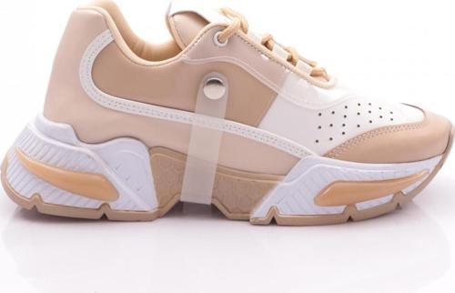 Kadın Kalın Taban Sneaker Ayakkabı Bej 1633363