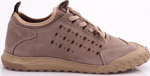Erkek Bağcıklı Casual Sneaker Ayakkabı Koyu Bej-Kahve 2645828