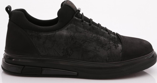 Erkek Düz Taban Sneaker Siyah Nubuk 31563396