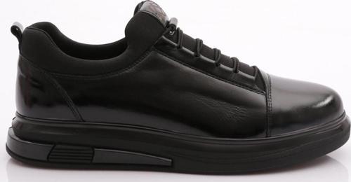 Erkek Düz Taban Sneaker Siyah Rugan 31563396