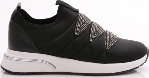 222 Kadin Kalin Taban Baklava Desenli Sneaker Ayakkabi