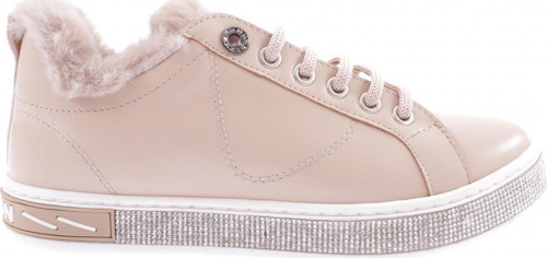 Kadın Kürklü Sneakers Ayakkabı Bej 336212682