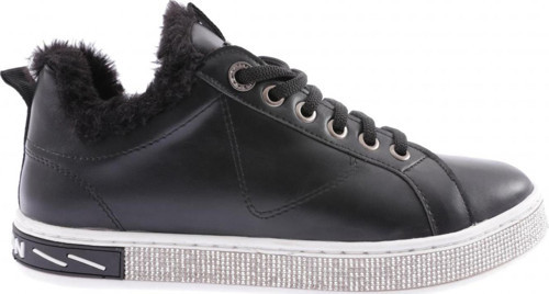 Kadın Kürklü Sneakers Ayakkabı Siyah 336262682