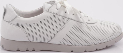 Kadın Lazerli Bağcıklı Sneakers Ayakkabı Beyaz 33673