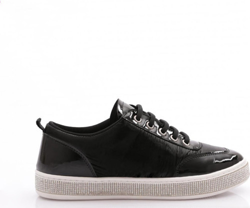 Kadın Sneaker Ayakkabı Siyah Rugan 35232682
