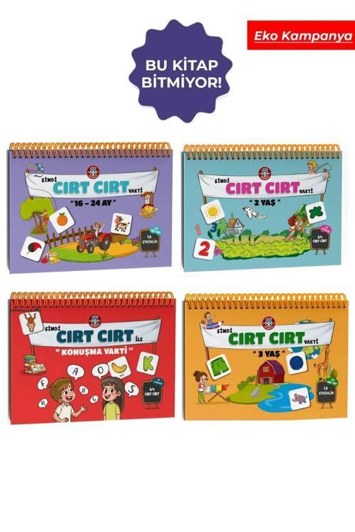 Çocuk Akademi Şimdi Cırt Cırt Serisi 16/24 - 3 Yaş - Konuşma - 2 Yaş Paketi