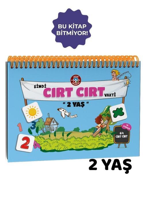 Çocuk Akademi 2 Yaş Cırt Cırtlı Etkinlik Kitabı